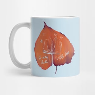 Books Autumn Cozy leaf trees Mug